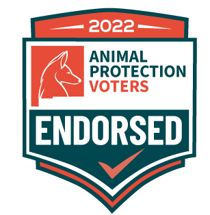 Endorsed by Animal Protection Voters 