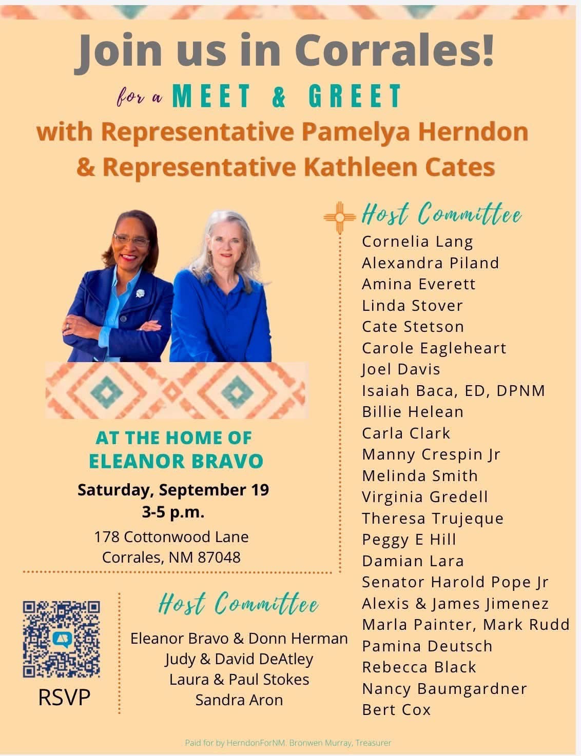Herndon-Cates Meet and Greet, 19 Sept